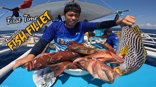 LUGAR NA MARAMING LAPULAPU | fish FILLET at KINILAW para pitong Lapulapu