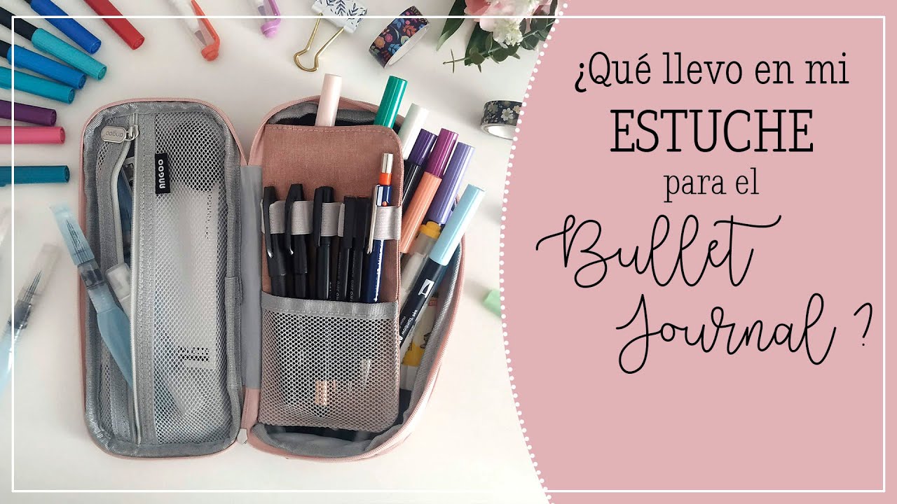 ¿Qué llevo en mi ESTUCHE para el BULLET JOURNAL? Estuche Pink Stationery Pal | 1 parte