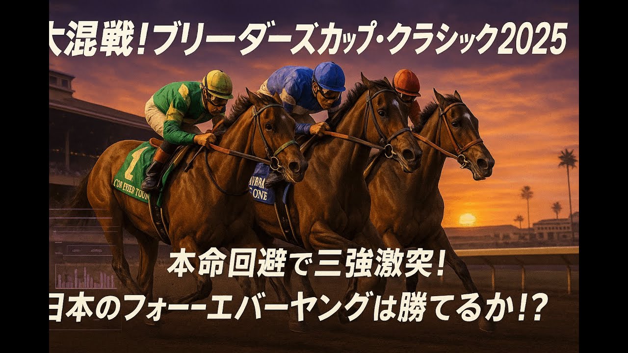 永久保存版】BCクラシック2025予想✍️ 本命不在でどう買う？海外