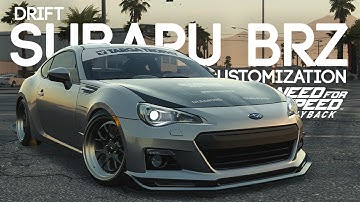 NEED FOR SPEED PAYBACK - SUBARU BRZ CUSTOMIZATION SHOWCASE (Customization/Wrap Timelapse)