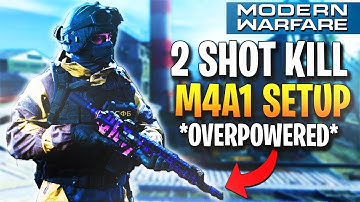 THIS 2 SHOT KILL BEST M4A1 CLASS SETUP SHOULD BE BANNED! (M4A1 Best Class Setup COD MW)
