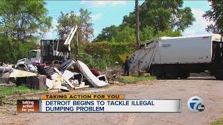 Detroit begins to tackle illegal dumping problem