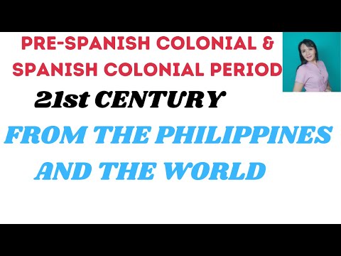 पूर्व-औपनिवेशिक और स्पेनिश औपनिवेशिक काल| फिलीपीन साहित्य