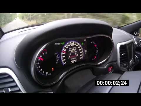 Jeep Grand Cherokee SRT8 0-100 разгон (acceleration)