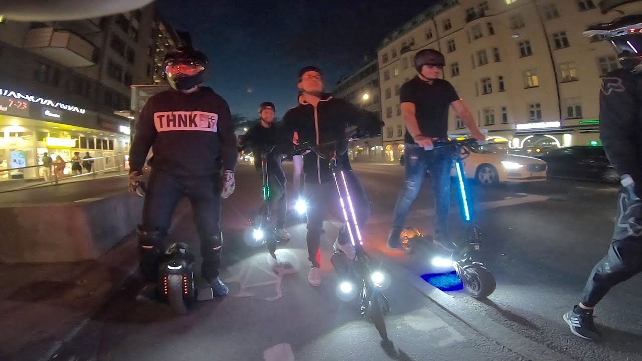 Electric Unicycle Music Video Stockholm by Night KLF 3 AM MSP and