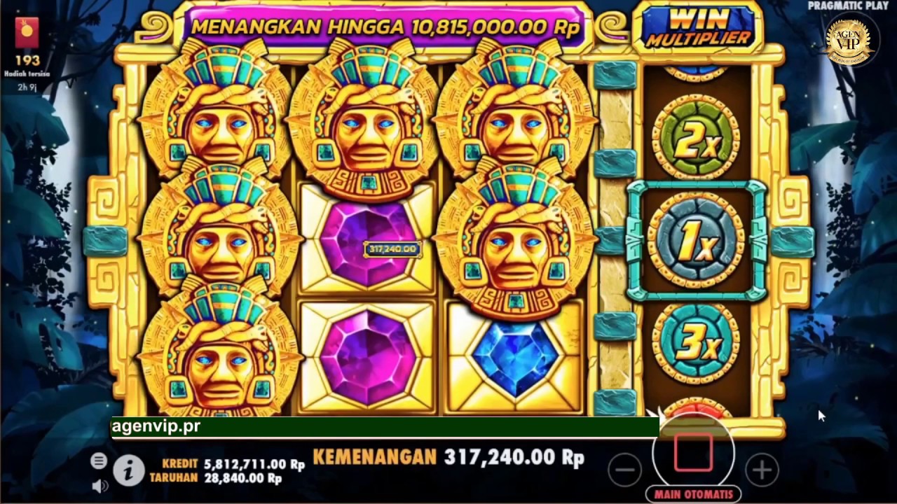 Cara Mudah Dapat Kemenangan Sensasional Slot Aztec Gems Di AGENVIP