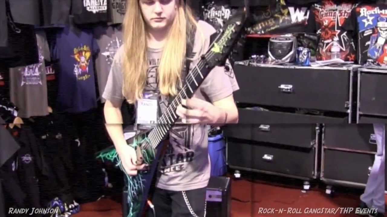 Obejrzyj NAMM 2013 16 year old guitarist Randy Johnson at Rock-n-Roll GangStar booth HD w YouTube Obejrzyj NAMM 2013 16 year old guitarist Randy Johnson at Rock-n-Roll GangStar booth HD w YouTube