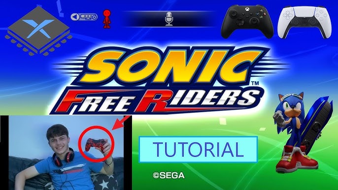 Sonic Free Riders Xbox 360 Game (Cleaned & Sanitized)