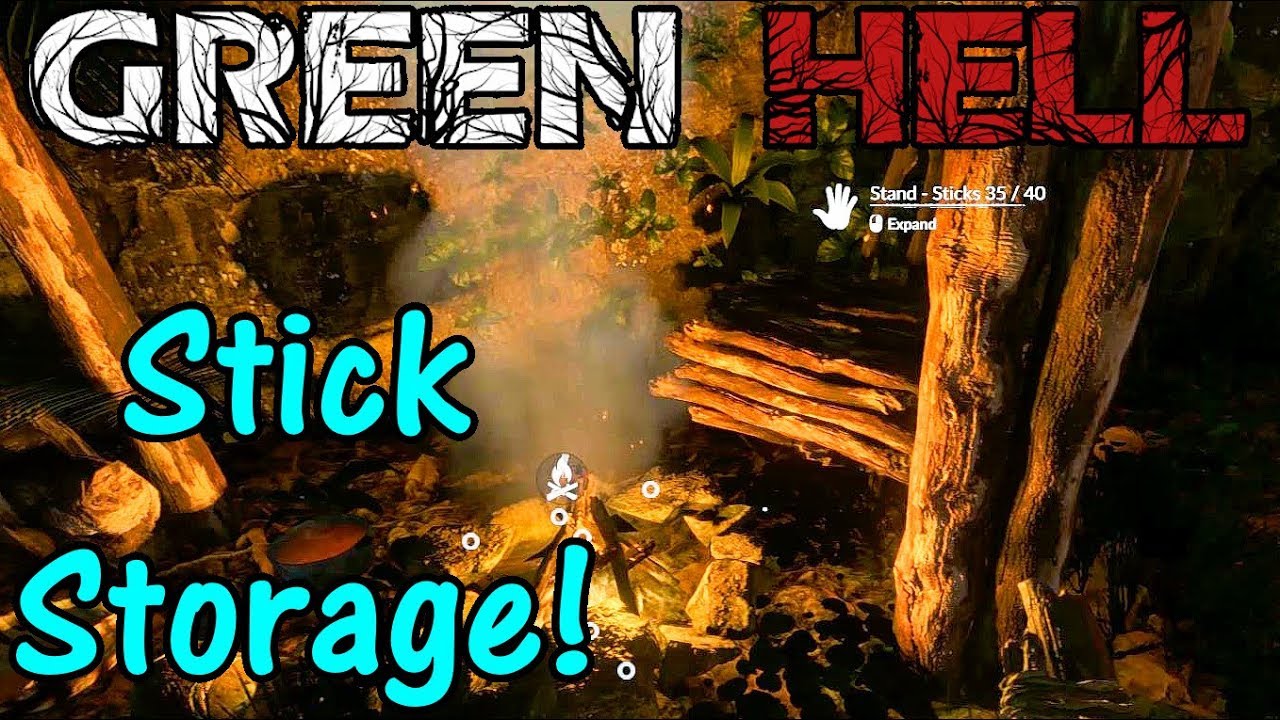 Let's Play Green Hell 32 Stick Storage! YouTube