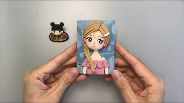 Hướng Dẫn Đất Nặn Nghệ Thuật Hình Công Chúa Tóc Dài Dễ Thương - Chipi Chipi