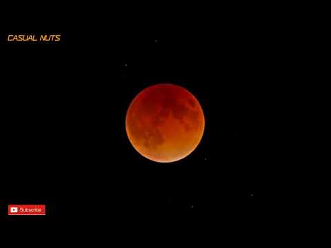 LUNAR ECLIPSE 2018 || BLOOD MOON || TIME LAPSE - YouTube