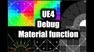 [UE4] VFX Debug Material Function
