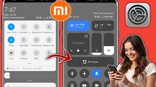 How to Change Control Center on Redmi 14C |Enable New HyperOS Control Center on Redmi 14C