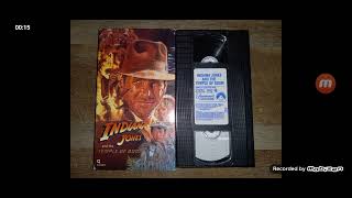 Opening to Indiana Jones and the Temple of Doom 1986 VHS [True HQ]