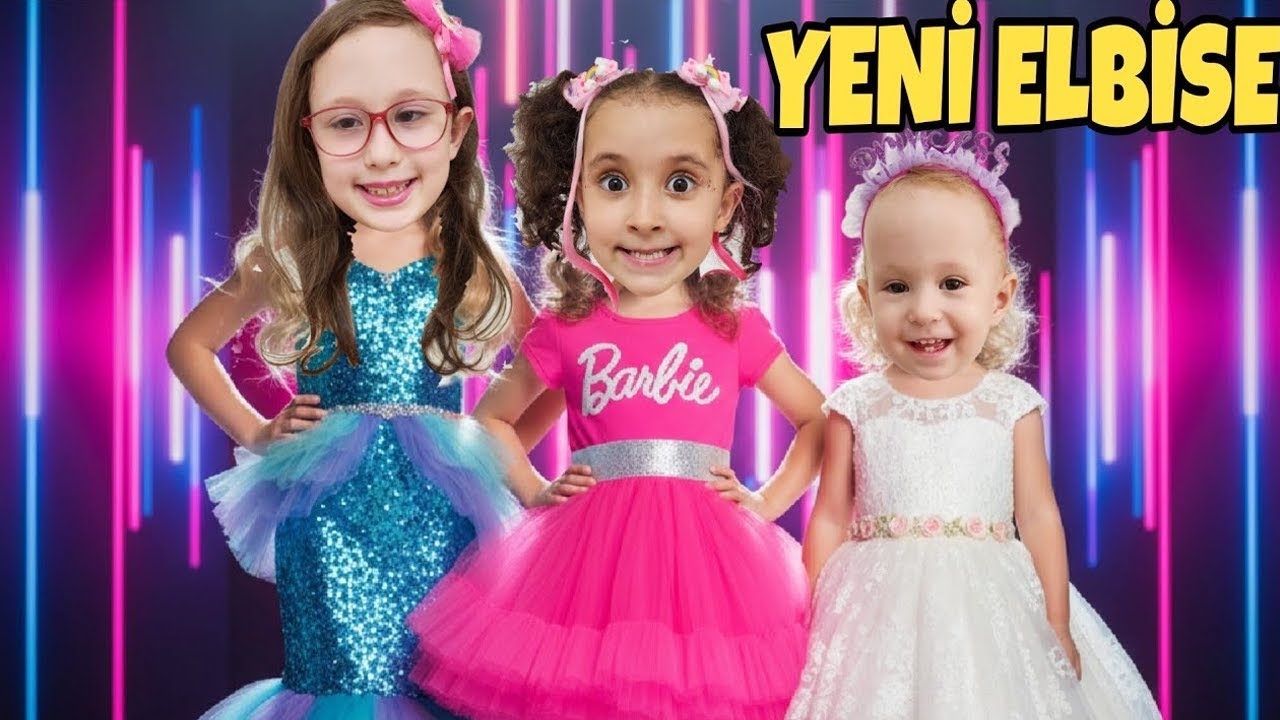 BAHARIN ELBİSESİ KÜÇÜK GELDİ BANU ALYAYA VERMEK İSTEMEDİ !! BAHAR BANU ALYA ASEL MİRA !!