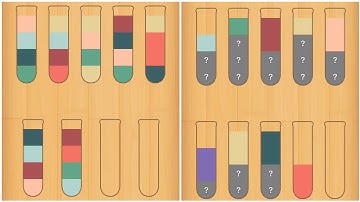 Water Sort Get Color Walkthrough 4, ios Gameplay Simulator Think Brain Puzzle Android Games