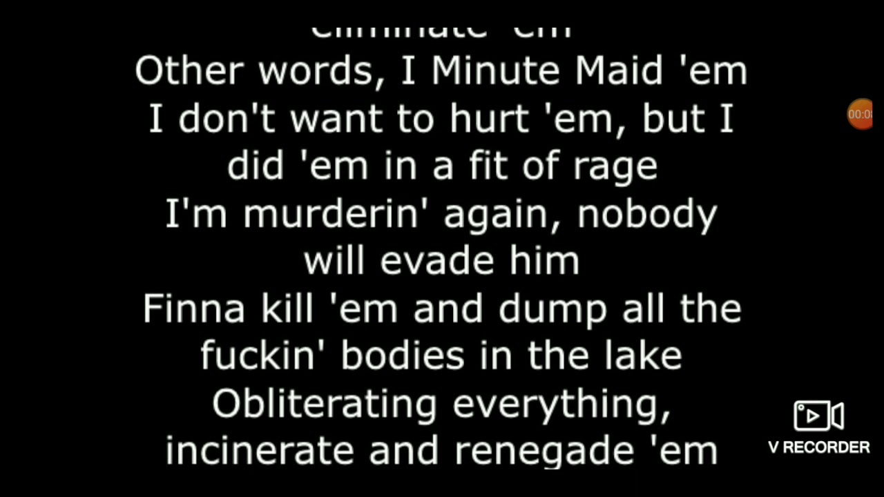 The lyrics to the fast part of rap god - YouTube
