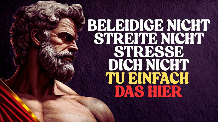 Wie du RUHIG bleibst – selbst bei UNERTRÄGLICHEN Menschen | Lektionen des Stoizismus