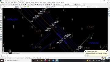 🔰 NỘI SUY CAO ĐỘ LINE GIAO VỚI 3D POYLINE - NỘI SUY MẶT CẮT NGANG TUYẾN ĐƯỜNG