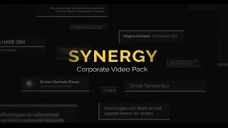 Synergy: Corporate Video Elements (:15)
