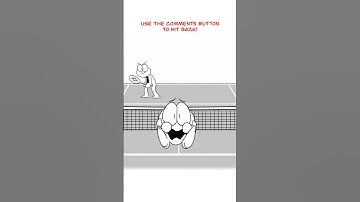 Game Of Tennis 😁 (Animation Meme) Orig: ​⁠@GarrettTheCarrot  #shorts