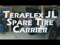 Teraflex's New Jeep JL Spare Tire Carrier!