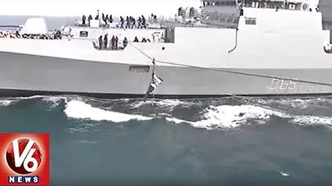 Navy Day Celebrations In Goa | Navy Officials Stunts Attracts Visitors | V6 News