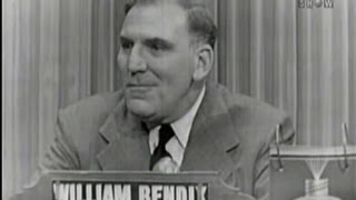 What's My Line?  William Bendix (Apr 11, 1954)