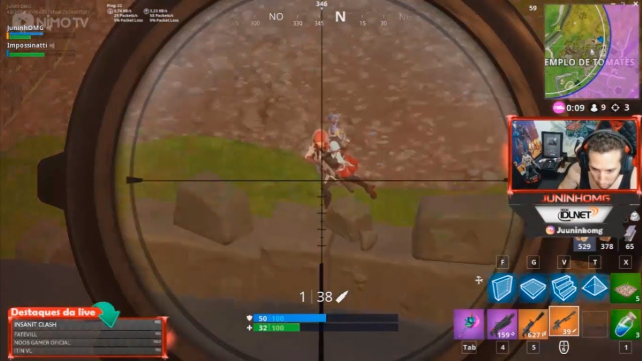 ninja air fryer O REI DO RIFLE PESADO - FORTNITE DUO WINS #1