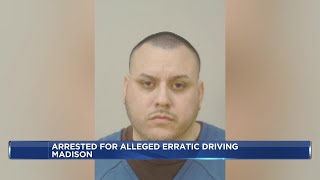 Madison man arrested for allegedly driving erratically, punching another driver