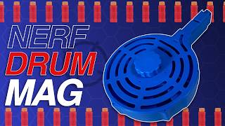 HOW MANY DARTS? | Drum Magazine Overview #flf #nerf #highcapacity #viral #nerfcommunity #3dprinted