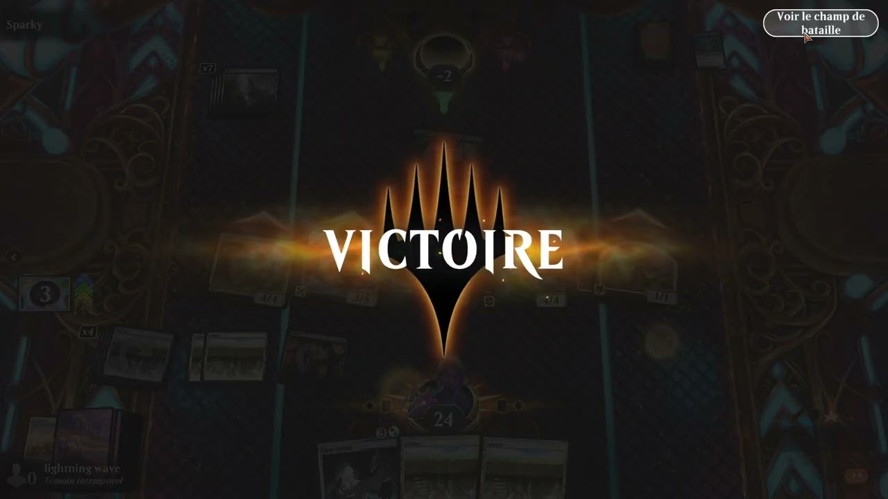 MTG Arena deck chats pur contre sparky (6)