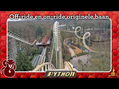 [#Efteling] Python - Off-ride en on-ride originele baan 1981-2018