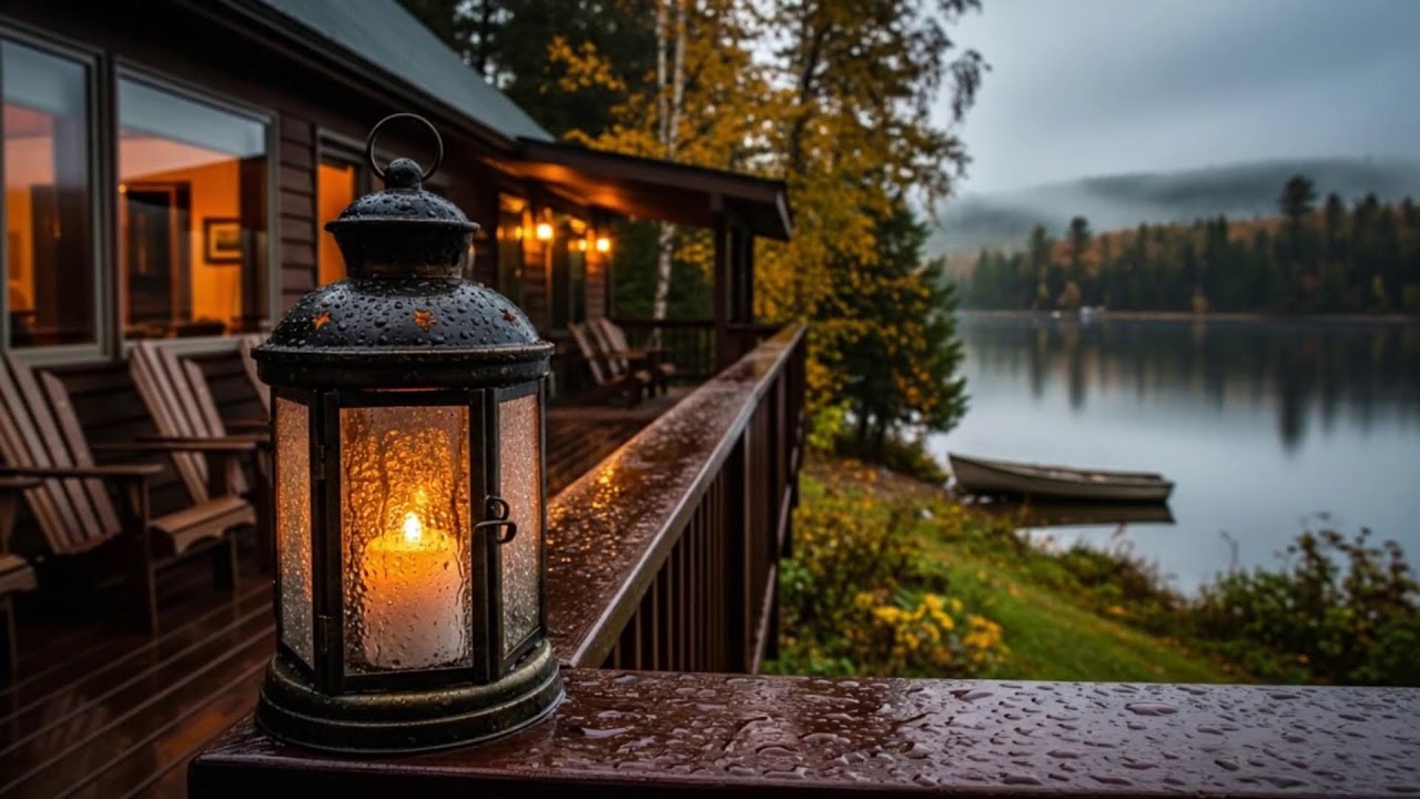 Gentle Rainfall in a Forest Bedroom | Peaceful Rain Sounds for Deep Sleep