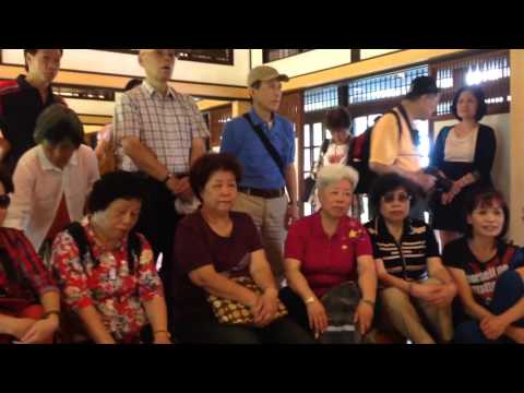 2016/5/4松大台北紀州庵室內導覽解說。