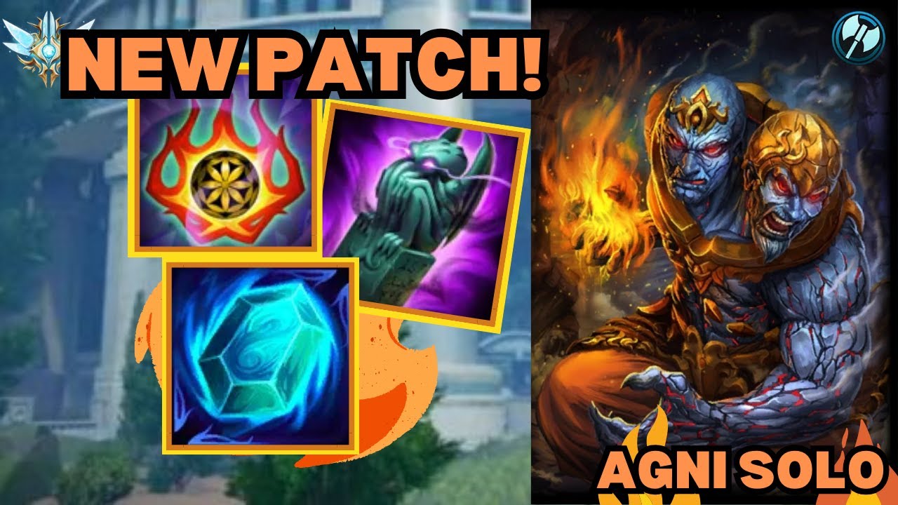 NEW SMITE 2 PATCH IS CRAZY!!! - Agni Grandmasters Solo - YouTube