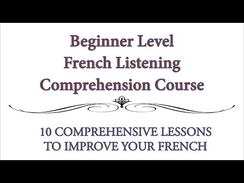 Beginner French Listening Comprehension Exercise YouTube