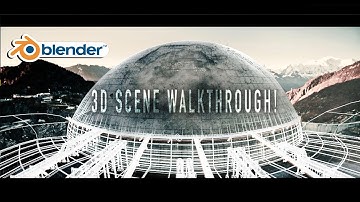 Blender 3d Destruction: Dome Collapse Scene/Compositing walkthrough ft. KHAOS Add-on