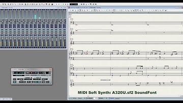 SoundFont A320U.sf2.  Timbre Comparison of Midi Soft Synthesizer Part2/10.