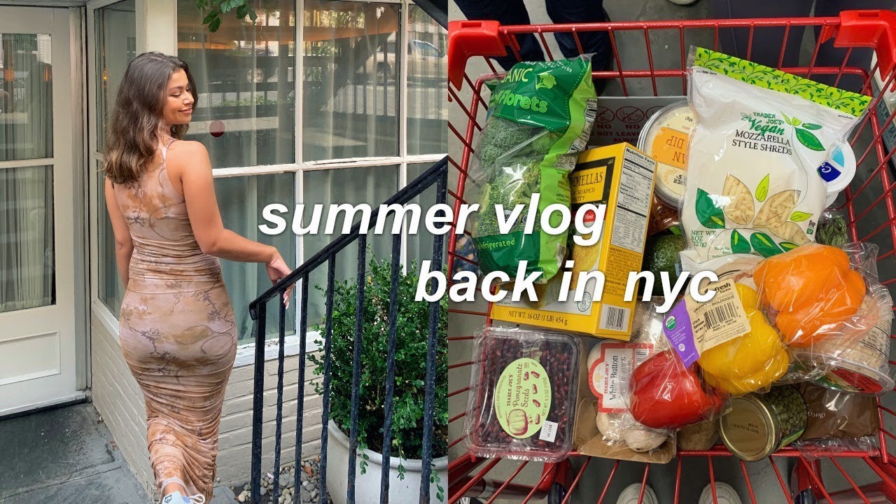VLOG: back in NYC, shopping in SoHo, + organizing my apartment!