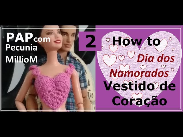 Vestido longo de crochê para Barbie criado e confeccionado por Pecunia  Milli…  Moldes para vestuário de bonecas, Vestido de crochê barbie, Roupas  barbie de crochê