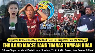Download Lagu 🔴MANTAB!! Atmosfer Menggila: Suporter Indonesia Banjiri Thailand, Rajamangala Siap Jadi Lautan Merah MP3