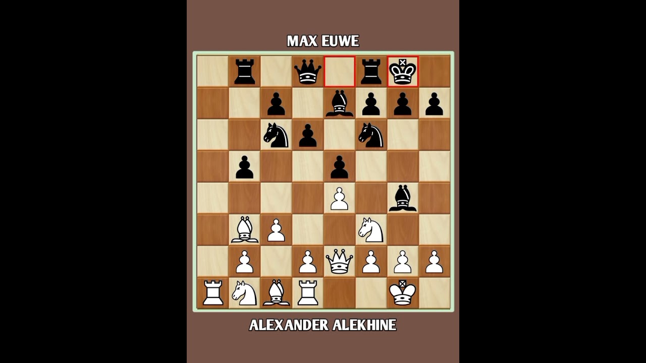 Alexander Alekhine vs Max Euwe // The Netherlands 1926