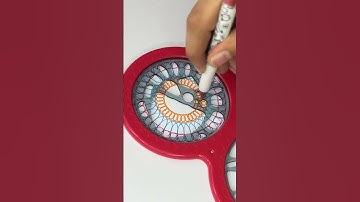 Hypnotizing Art That’s Impossible to Look Away From #asmr #art #spirograph #shorts #2025 #usa