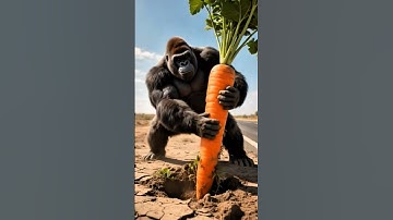 The Golden rabbit saved the Carrot plant from drying out by watering it 😭 #ai #tree #save #water