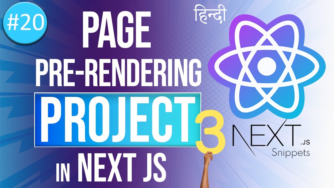 Next JS in Hindi #20 | Page Pre-Rendering & Data Fetching | Project Part-3 | Kartik Mukati
