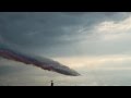 100 лет ВВС: Проход группы с дымами - флаг РФ