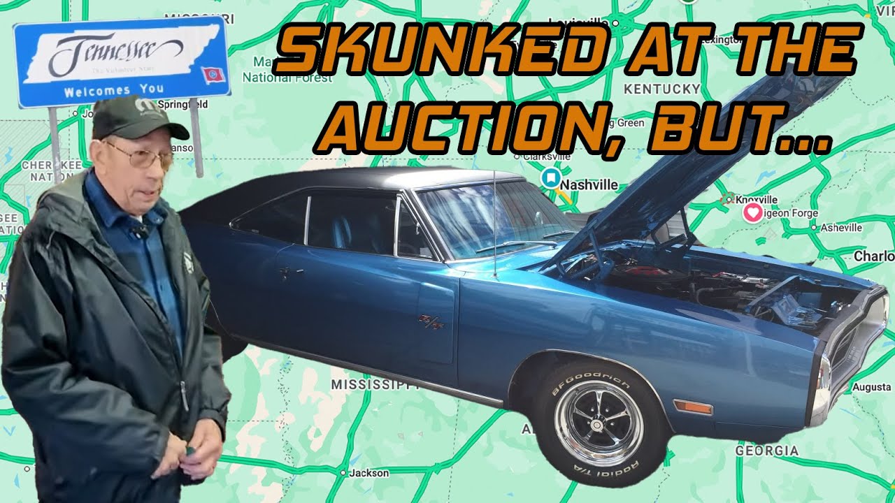 Skunked at the Auction… But We Found a 1970 Charger R/T! 🤯 Knoxville Bound!