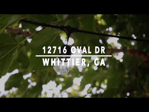 12716 Oval Drive, Whittier, CA home video tour