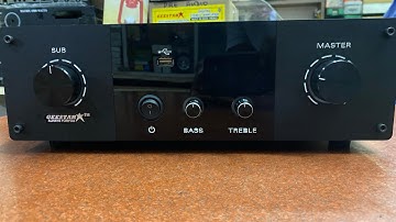 Class D 2.1 Amplifier sound Test One Woofer sound